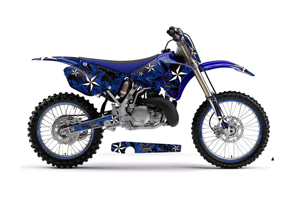 Yamaha YZ250 2 Stroke Dirt Bike Graphic Kit - 2002-2014 Northstar Blue