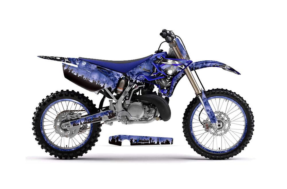 Yamaha YZ250 Dirt Bike Graphic Kit - 2002-2014 Reaper Blue
