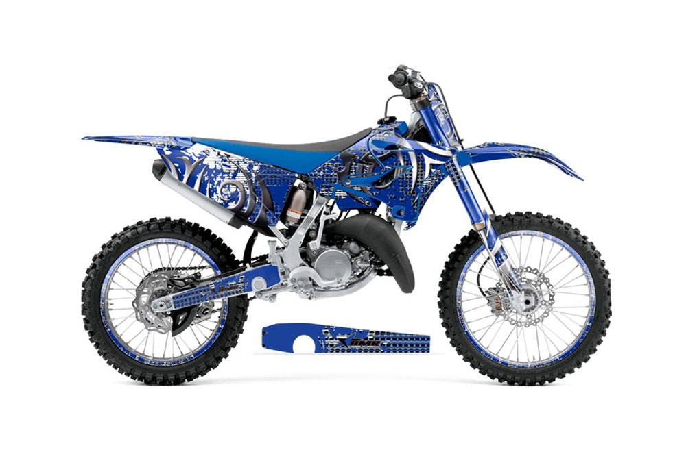 Yamaha YZ250 Dirt Bike Graphic Kit - 2015-2018 Deaden Blue