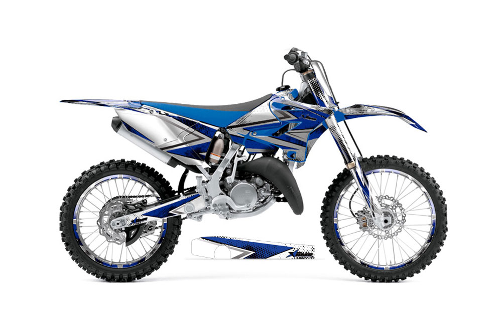 Yamaha YZ125 Dirt Bike Graphic Kit - 2015-2018 Slash Blue