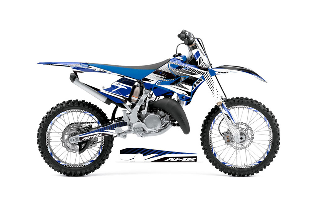 Yamaha YZ125 Dirt Bike Graphic Kit - 2015-2018 Teck Blue