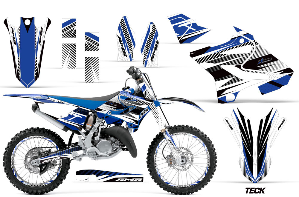 Yamaha YZ125 Dirt Bike Graphic Kit - 2015-2018 Teck Blue