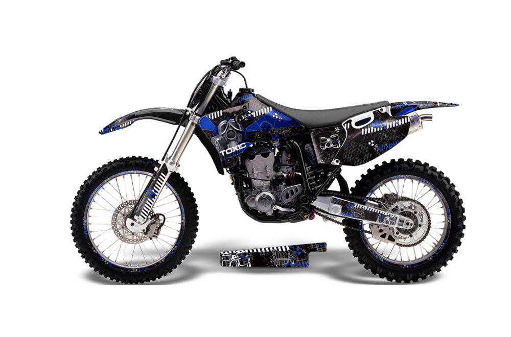 Yamaha YZ426 F 4 Stroke Dirt Bike Graphic Kit - 1998-2002 Toxicity Blue