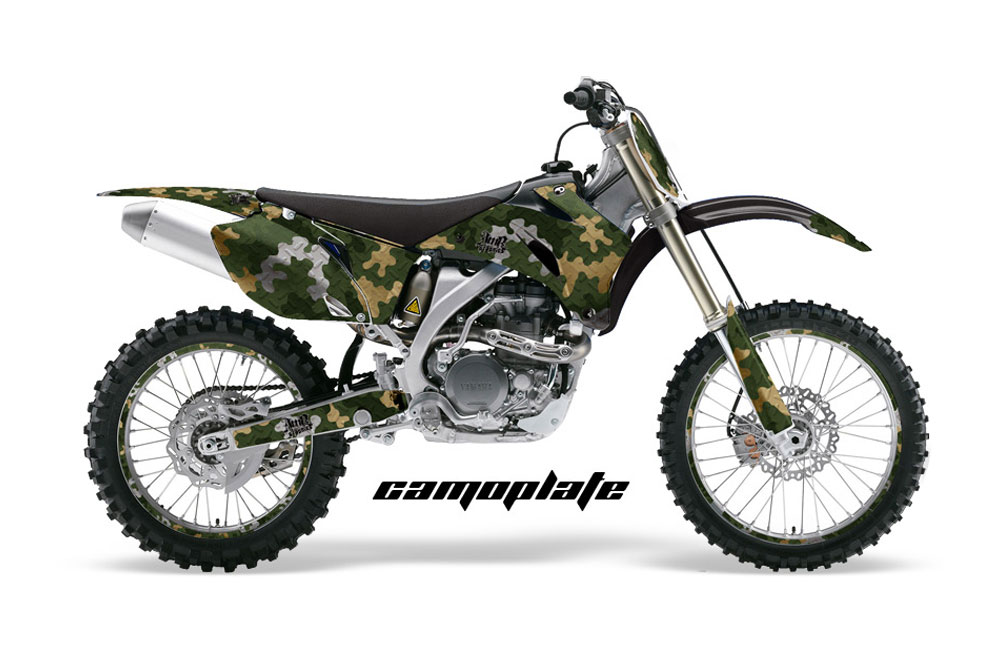 Yamaha YZ250F / YZ450F Dirt Bike Graphic Kit - 2006-2009 Camoplate 