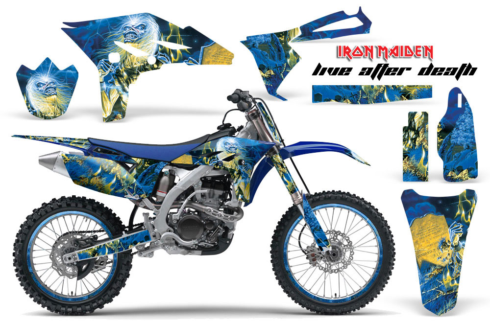 Yamaha YZ250 F 4 Stroke Dirt Bike Graphic Kit - 2010-2013 Live After Death