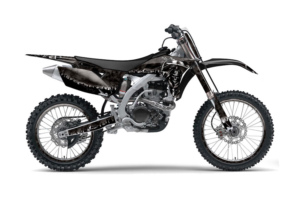 Yamaha YZ250 F 4 Stroke Dirt Bike Graphic Kit - 2010-2013 Reaper Black