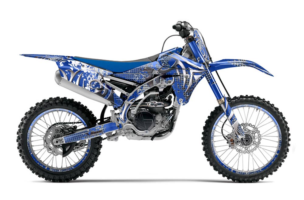 Yamaha YZ450 F Dirt Bike Graphic Kit - 2014-2017 Deaden Blue