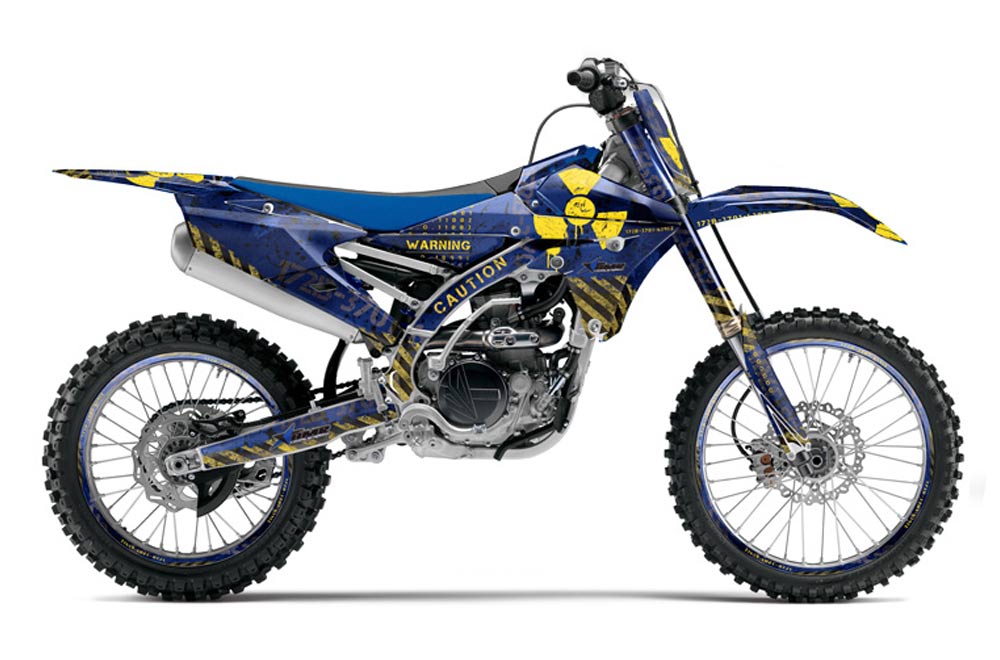 Yamaha YZ450 F Dirt Bike Graphic Kit - 2014-2017 Meltdown Yellow