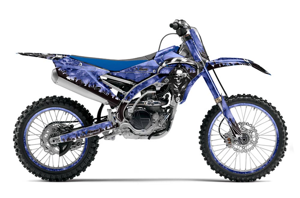 Yamaha YZ250 F Dirt Bike Graphic Kit - 2014-2017 Reaper Blue