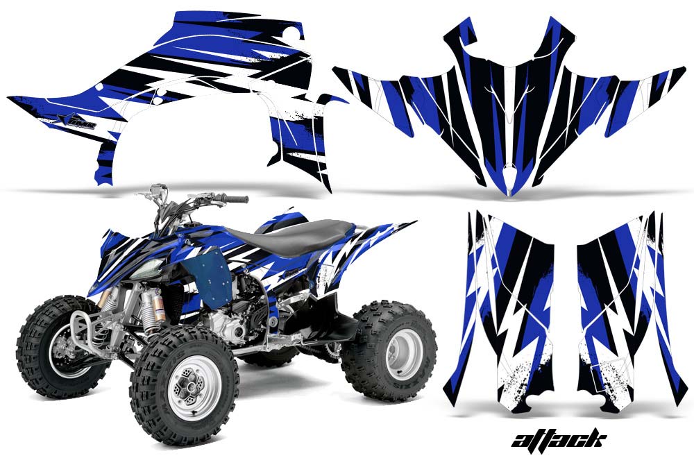 Yamaha YFZ 450R / SE ATV Graphic Kit - 2014-2019 Attack Blue