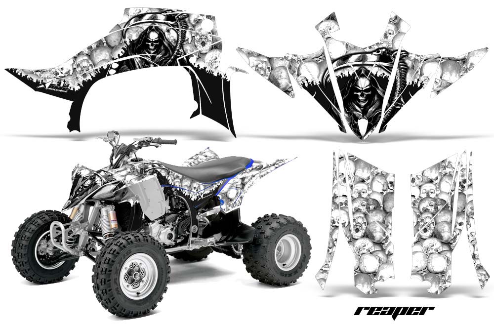 Yamaha YFZ 450R / SE ATV Graphic Kit - 2014-2019 Reaper White